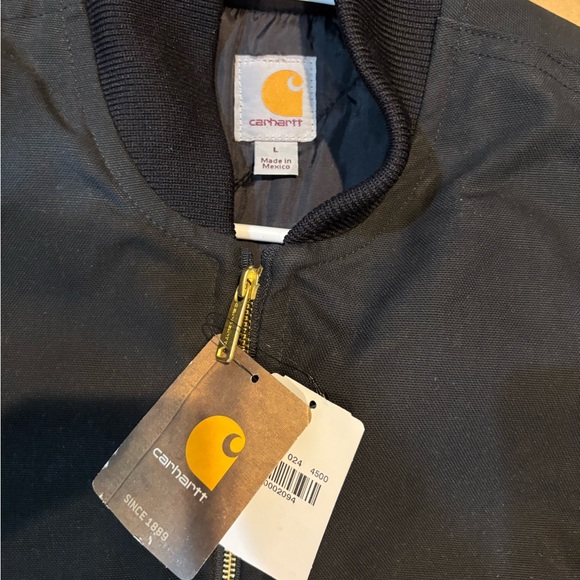 🔥🔥Brand New Carhartt Duck Canvas Black Insulated Vest. Size Large🔥🔥 - Picture 8 of 12